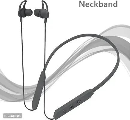 Bt Max Latest Bluetooth Wireless Stylish Neckband With Deep Bass N16 Bluetooth Headset  (Black, In the Ear)-thumb2