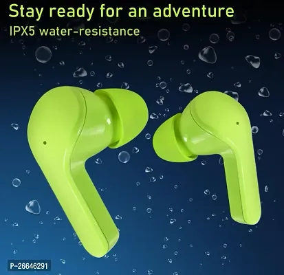 Ultrapods Crystal Transparent Wireless Earbuds Bluetooth 5.3 Air 31 Buds Bluetooth Headset  (Green, True Wireless)-thumb4