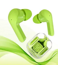 Ultrapods Crystal Transparent Wireless Earbuds Bluetooth 5.3 Air 31 Buds Bluetooth Headset  (Green, True Wireless)-thumb4
