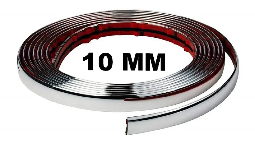 10mm Preminum Car Side Beading Roll for Side Window- (Chrome) Mahindra Tuv300