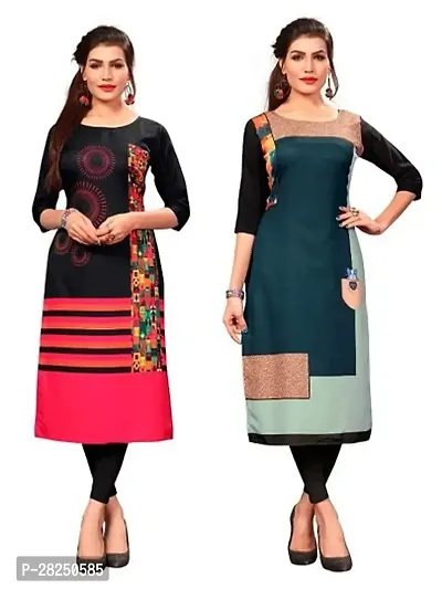 Classic Cotton Printed Kurti for Women Pack of 2