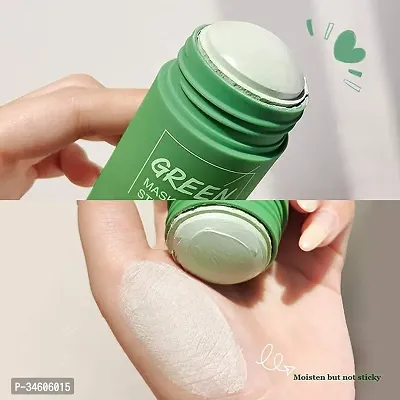 Green Tea Mask Stick for Face Purifying Blackhead Remove-thumb2