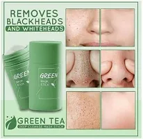 Green Tea Clay Stick Mask Oil Control Anti-Acne Cleansing Mask Mud Apply Mask-thumb1