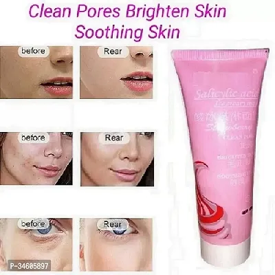 Salicylic Acid Strawberry Ice Cream Mask Clean Pores Brighten and Whiten the Skin