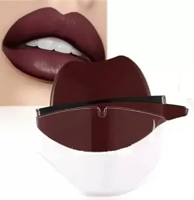 WIFFY Lip Shape Design Matte Moisturising Brown Lipstick
