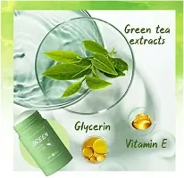 Green Tea Clay Stick Mask Oil Control Anti-Acne Cleansing Mask Mud Apply Mask-thumb2