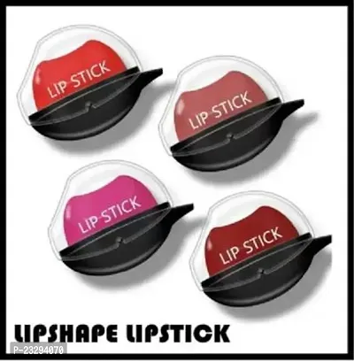 Classic Premium Velvet Matte Long Lasting Stunning Texture Lip Shape Lipstick (Multi, 10 G) Pack Of 4-thumb0