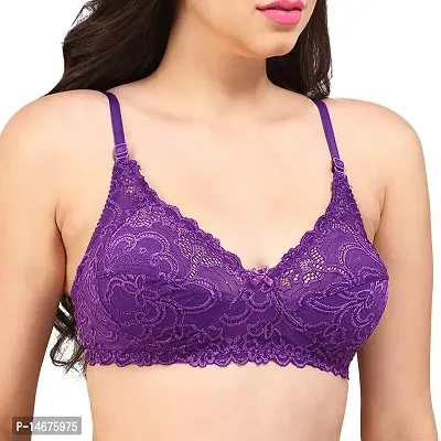 Buy Bralux Women's Bobby Maroon Color Cup B Bra Online In India At