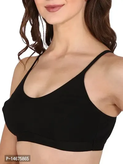 Buy Bralux Womens Sports Bra, Non-Padded Bra Non-Wired, Cotton Hosiery Full  Coverage Bra- Kanchan - Set of 2 Online In India At Discounted Prices
