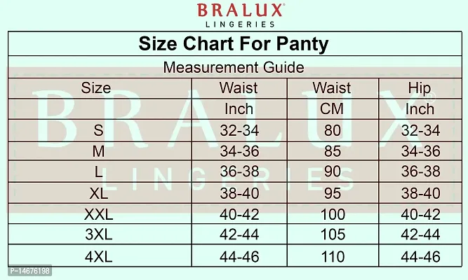 Buy Bralux Women's Fancy Floral Design Lace Fabric Bridal Brief Bikini  Panty, Full Coverage -Cherry Online In India At Discounted Prices