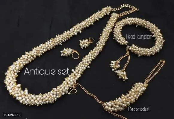 Trendy Pearl Necklace Set for Women-thumb0