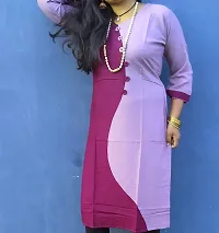 Trendy Beautiful daily Wear cotton Simple Style Kurti-thumb1