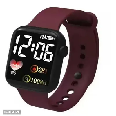 LED Square Digital Watch Automatic Waterproof Digital Watch for Men Digital Watch - For Boys  Girls-thumb3