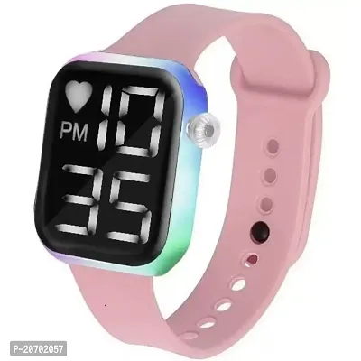 Digital Watch - For Boys  Girls Square Disco Light