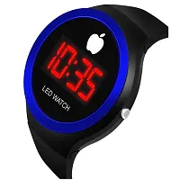 Black Silicone Belt Strep Automatic Waterproof Digital Watch for Men Digital Watch - For Boys-thumb4