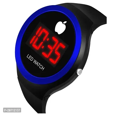 Black Silicone Belt Strep Automatic Waterproof Digital Watch for Men Digital Watch - For Boys-thumb5