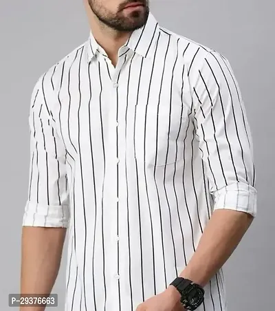 Reliable Grey Cotton Solid Long Sleeves Casual Shirts For Men-thumb0