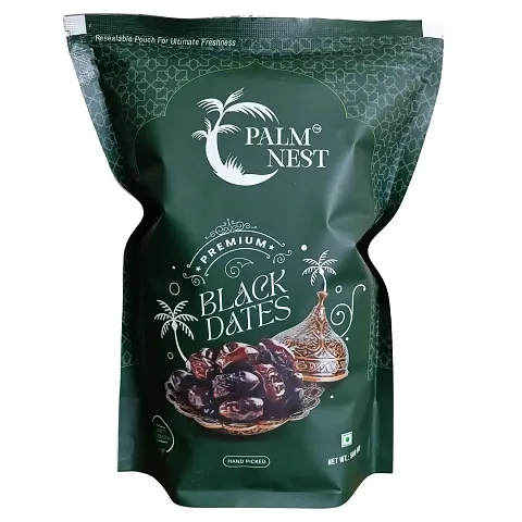 Palm Nest Black Dates Dry Fruit 500 g