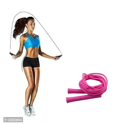 Skipping/Jumping Rope | 3M Plastic Adjustable Wire Skipping, Skip High Speed Jump Rope Cross Fit Fitness Equipment Exercise Workout | with Free Surprise Gift Worth Rs. 49 for Limited Stock only-thumb2
