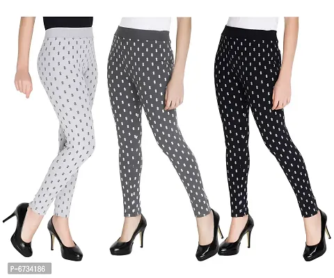 Buy Just Live Fashion Womens Diamond Printed Ankle Length Stretchable Tights  Combo Pack of 3 Online In India At Discounted Prices