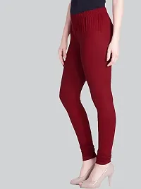 STYLISH GIRL'S SOLID LEGGING COMBO OF 2-thumb2