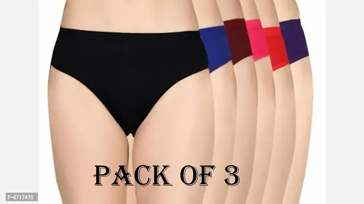 Women Hipster Multicolor Panty (Pack of 3)-thumb0