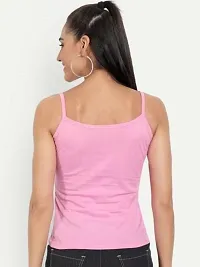 Slim Fit Sleeveless Cotton Camisole Sando For Women's  Girls-thumb1