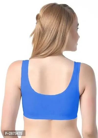 Women's And Girl's Non Padded Sport Air Bra In Fine Colour With Comfortable Size (PACK fOF 3)-thumb4