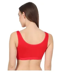 Women, Girls Sports Non Padded Bra Pack Of 3-thumb2