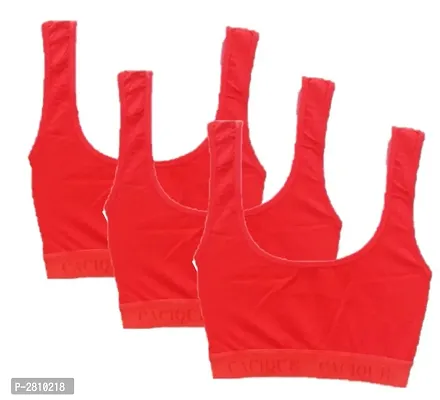 Buy Women, Girls Sports Non Padded Bra Pack Of 3 Online In India At  Discounted Prices