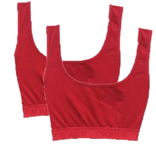 Solid Non Padded Sports Bra Combo
