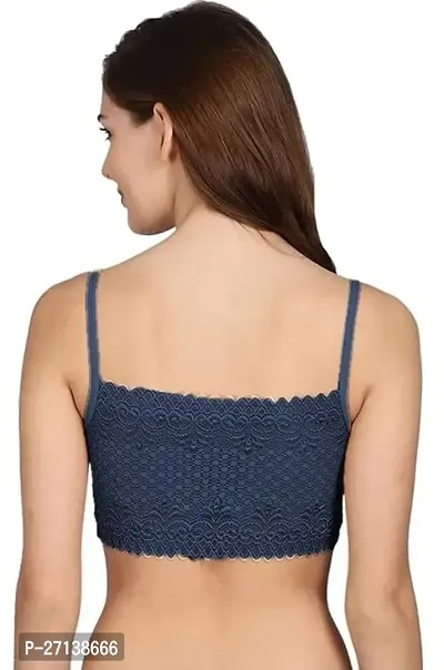 Fancy Party Wear Black Net bra for Women-thumb2