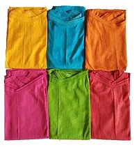 Girls Cotton Blend  Camisole PACK OF 6-thumb2