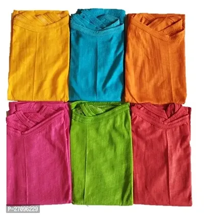 Girls Cotton Blend  Camisole PACK OF 6-thumb3