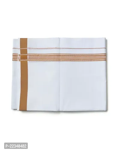 VT Mens Cotton Dhoti 1Inch | 2.00 Meter Biscuit |-thumb2