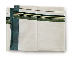 VT 4204  Mens Cotton Dhoti   4.00 Meter Dark Green-thumb3