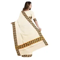 Women's Jari Upper Print Saree-thumb2