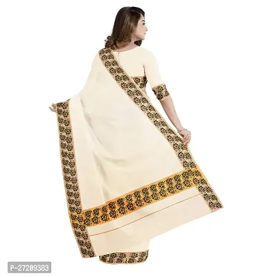 Women's Jari Upper Print Saree-thumb3