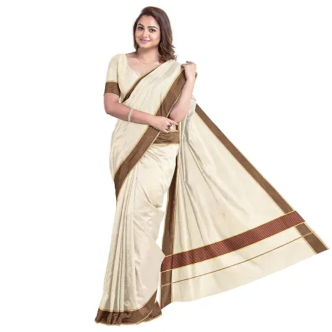 Best Selling Cotton Saree with Blouse piece 