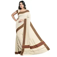 Women's Jari Upper Print Saree-thumb3