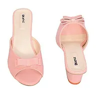 SK-STYLE Women and Girls Casual Formals Block Heel Sandals-thumb3
