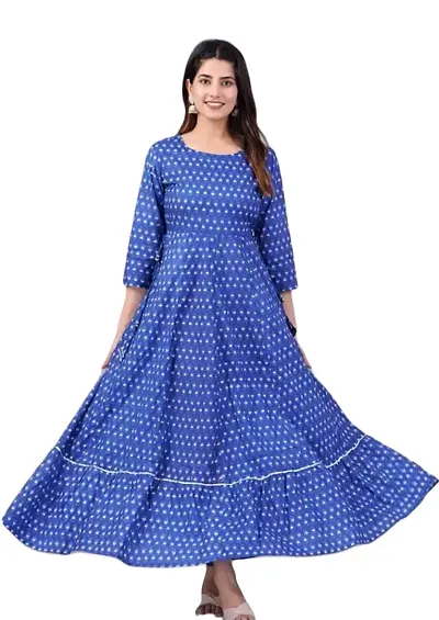 Elegant Blend Anarkali Kurta For Women