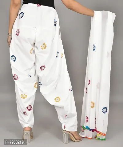 Buy Soch Black & White Cotton Semi Patiala Pants With Dupatta for Women  Online @ Tata CLiQ