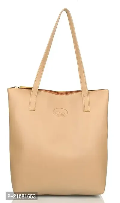 Stylish Peach Nylon Self Pattern Handbags For Women