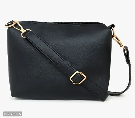 Stylish Black Nylon Self Pattern Handbags For Women-thumb0