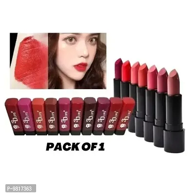 Trendy 3D Lips MIni Matte Lipstick Pack of 10 (Random Shades)-thumb0