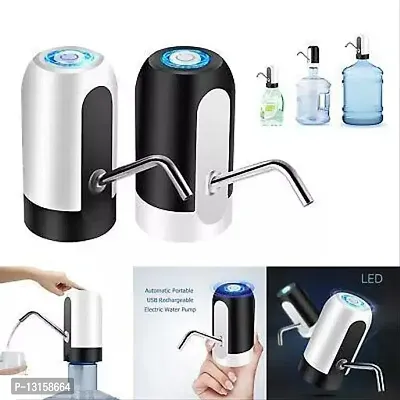 Water Bottle Pump,BPA-Free Electric Drinking Water Pump,USB Rechargeable Portable Water Dispenser, Automatic Shut-off Water Pump Dispenser Pack Of 1-thumb0