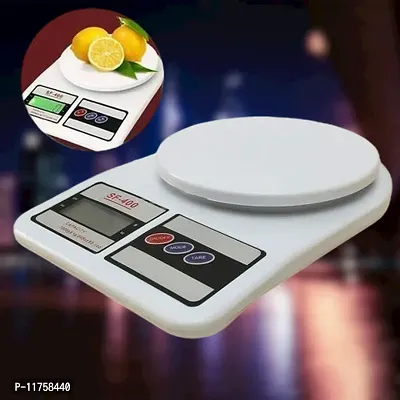 Trendy 1 Gm To 10 Kg Portable Multipurpose Round Plate Kitchen Weighing Scale