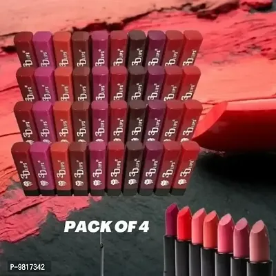 Trendy 3D Lips MIni Matte Lipstick Pack of 40 (Random Shades)-thumb0