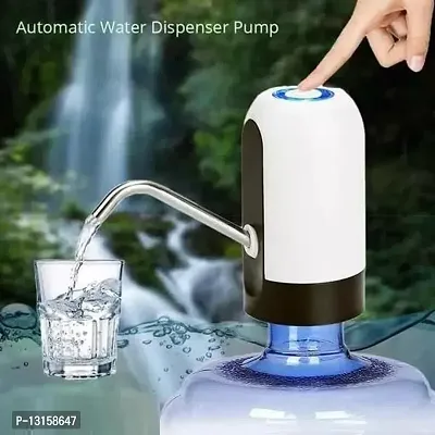 Water Bottle Pump Heavy Duty USB Charging Automatic Water Drinking Dispenser Portable Electric Water Bottle Pack Of 1